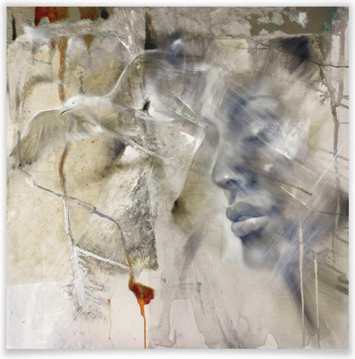 Actual product image Trenddeko Schmucker - Letting go (60 x 60 cm)