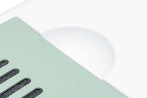 Actual product image Savic kattenbak nestor botanical groen (Cat litter box closed)
