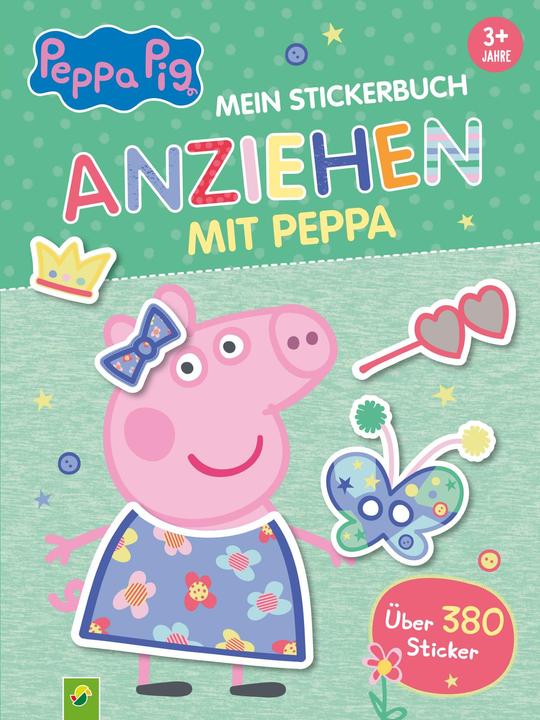 Actual product image Peppa Pig My Sticker Book Dress Up with Peppa