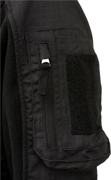 Produktbild Brandit Fleece Ripstop Outdoorjacke Grösse L Farbe Schwarz (L)