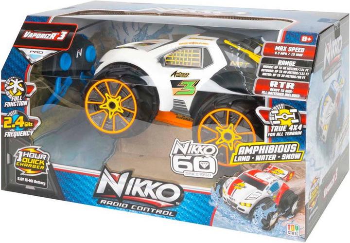Actual product image Nikko Vaporizr 3 - White/Orange 2.4 GHz (10021)