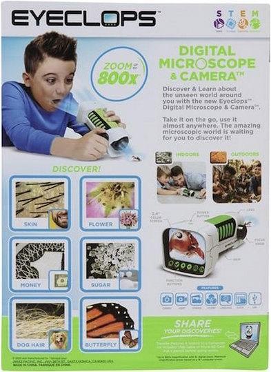 Produktbild Jakks Pacific Eyeclops Digital Microscope & Camera mit Farbbildschirm -800X Zoom- Wireless - In- un