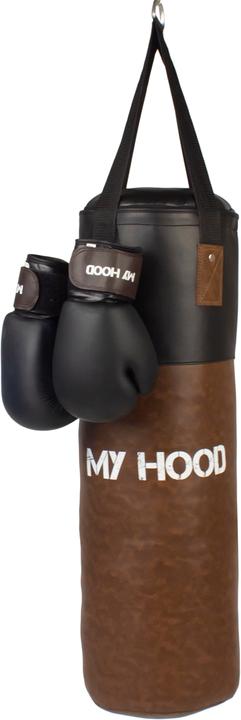 Euro Play My Hood - Sacco da boxe con guantoni - Retro (201046) (28 cm, 15 kg)