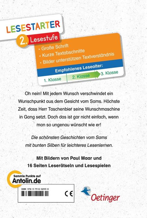 Produktbild Das Sams und die Wunschmaschine (Deutsch, Paul Maar, 2022)