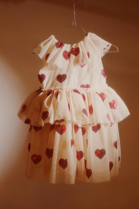 Actual product image Konges Slojd Yvonne Fairy Kleid Buttercream (104)