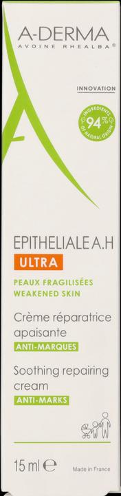 Produktbild A-Derma A derma Epitheliale A h Ultra Cra me Ra c paratrice (Haarpaste, 15 ml)