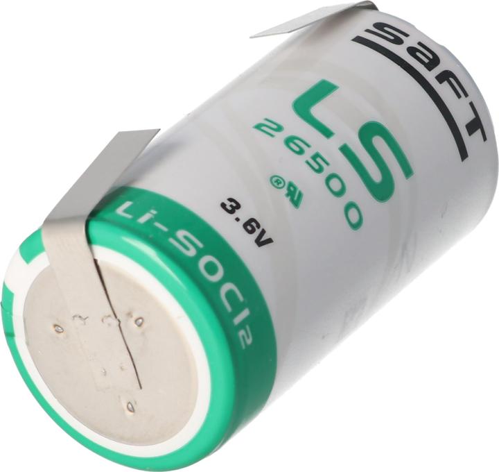 Image du produit Saft Batterie LS26500, C-Size avec cosse à souder en forme de U (1 pcs, C, 150 mAh)