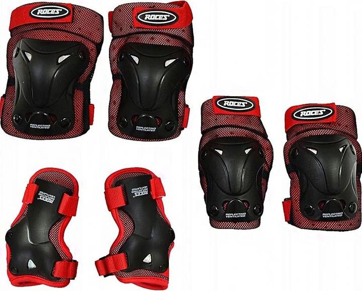 Actual product image Roces Jr Ventilated (M, Elbow protectors, Wrist protectors, Knee pad)