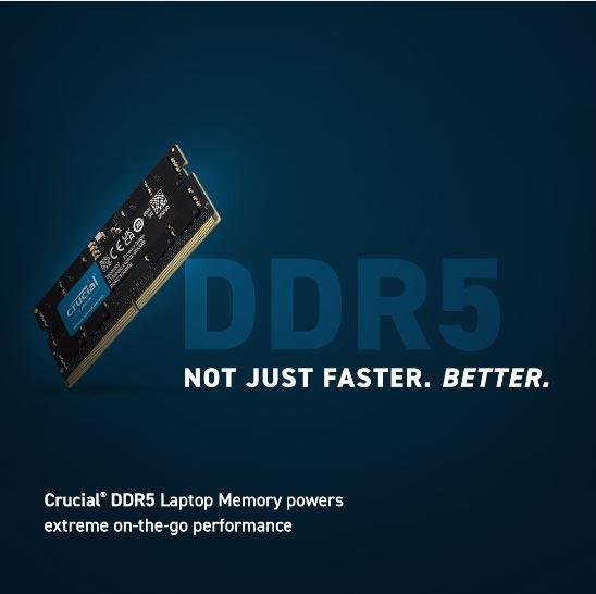 Productafbeelding Crucial Laptop Memory (2 x 16GB, 5600 MHz, DDR5 RAM, SO-DIMM)