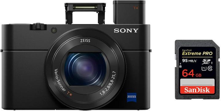 Sony DSC RX100 IV inkl. 64GB SD-Karte für 4K Video