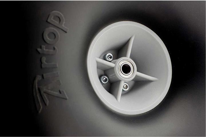 Actual product image Airtop balon wheels 200x80mm 2pcs. 6mm wheel axle