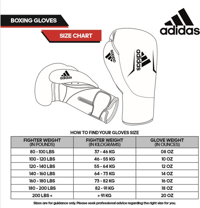 Actual product image adidas Hybrid 80 Boxhandschuhe (14 OZ, One size)
