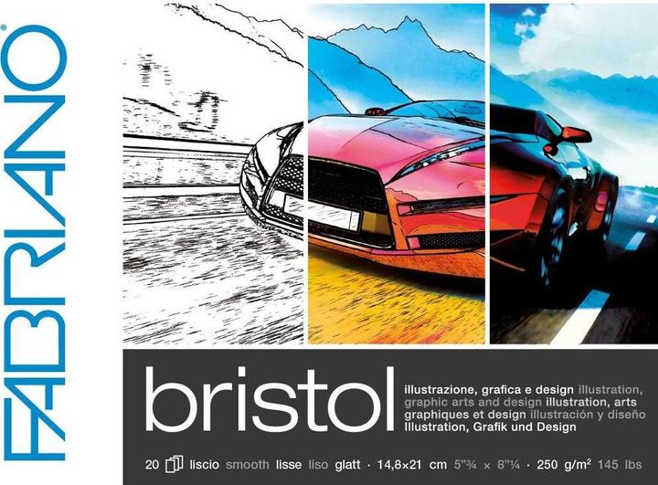 Fabriano Malblock Bristol A5, 20 Blatt (A5)