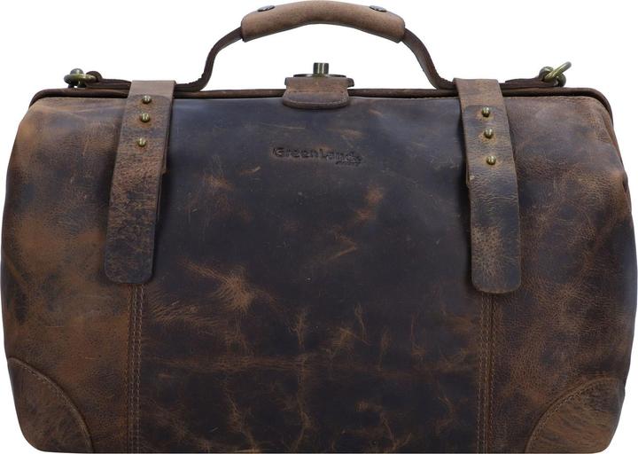 Produktbild Greenland Nature Classic Bügeltasche Doktorkoffer Leder 41 cm