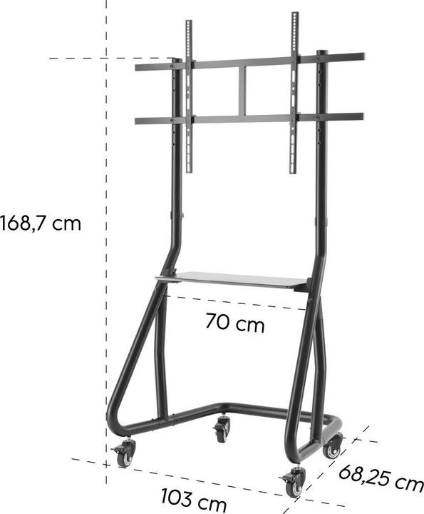 Immagine prodotto Hama Trolley", supporto TV con rotelle, 254 cm (100 (100", 80 kg)
