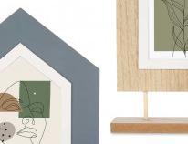Actual product image Giftdecor double photo frame house