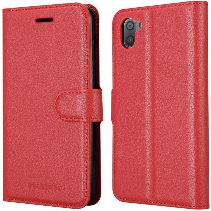 Actual product image Cadorabo Book with stand function cover (Sharp Aquos R3)