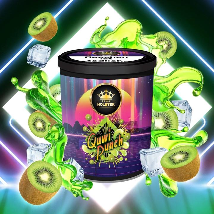 Actual product image Holster Shisha tobacco - Quwi Punch 200g (Kiwi, 200 g)
