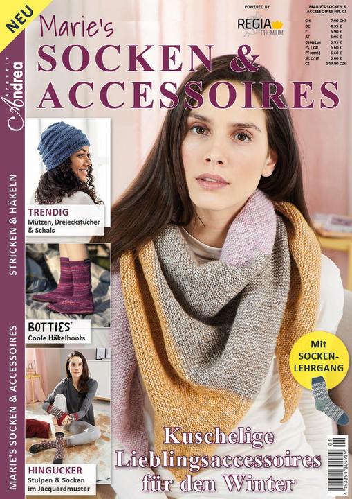 Image du produit Andrea Kreativ Marie's Socken - und Accessoires Nr. 01 (Allemand, Andrea Créative, 2021)