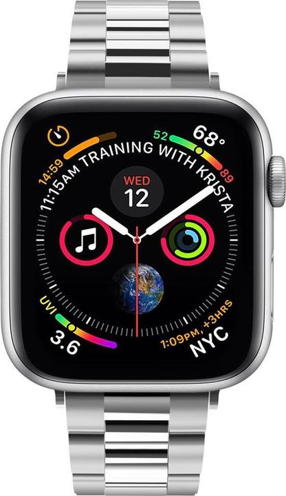 Produktbild Spigen Modern Fit Band für Apple Watch Series 38, 40, 41 mm - silver (41 mm, 38 mm, 40 mm, Stainless Steel)