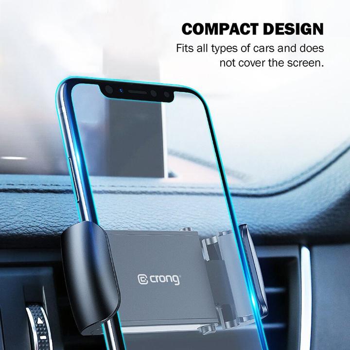 Immagine prodotto Crong Porta terminale universale per auto Smart CRG-CH2-BLK