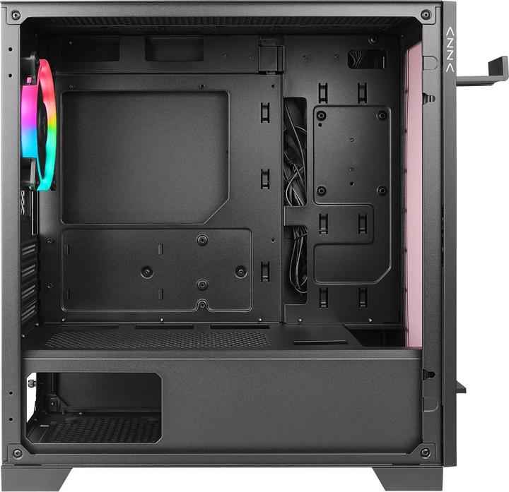 Actual product image Azza Elise 140 GAMING MATX Black CSAZ-140 (mATX, ITX)