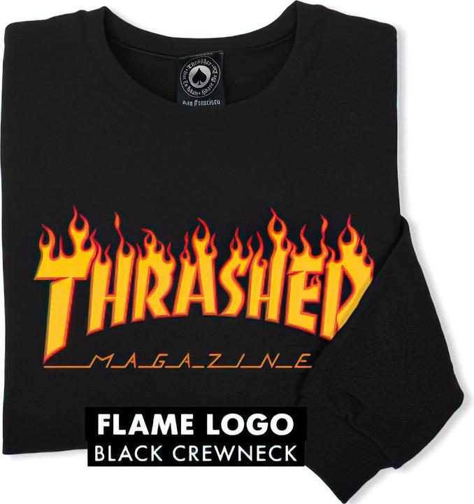 Produktbild Thrasher Flame Crew (L)