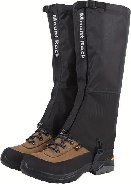 Swissdetector Paire de guêtres jambières imperméables pour activités en plein air (L) (L)