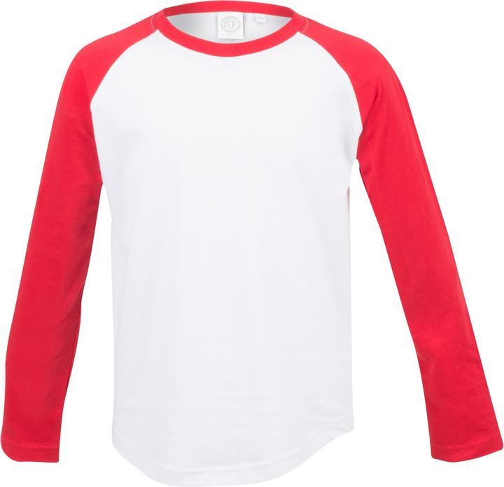 Skinni Fit Skinni Minni Langarm Baseball Tshirt