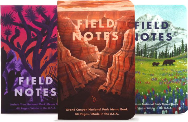 Immagine prodotto Field Notes Set Parco Nazionale (Quadretti, Copertina morbida)