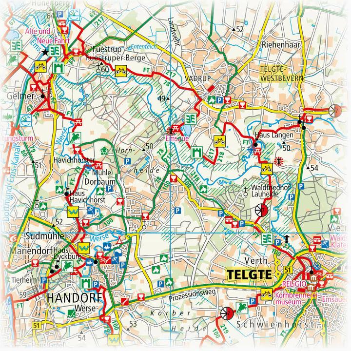 Produktbild PublicPress Radkarte.Münsterland