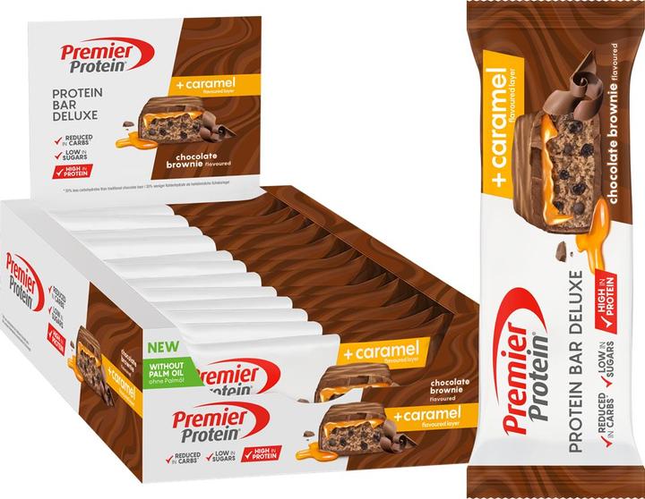 Immagine prodotto Premier Protein Barretta proteica Deluxe (Brownie, Cioccolato, 12 pz., 600 g)