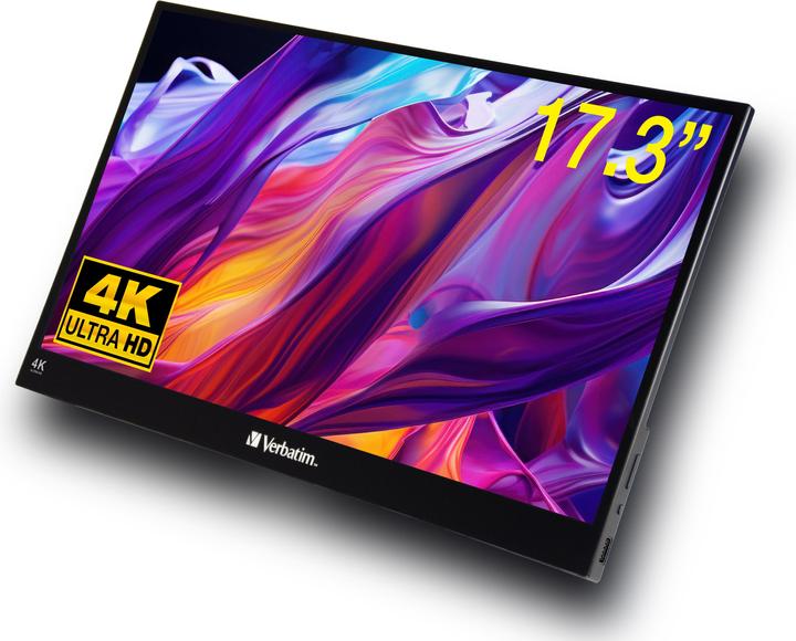 Actual product image Verbatim PMT-17-4K (3840 x 2160 Pixels, 17.30")