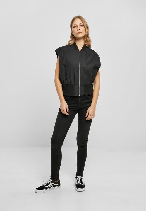 Actual product image Urban Classics Ladies Recycled Short Bomber Vest (S)