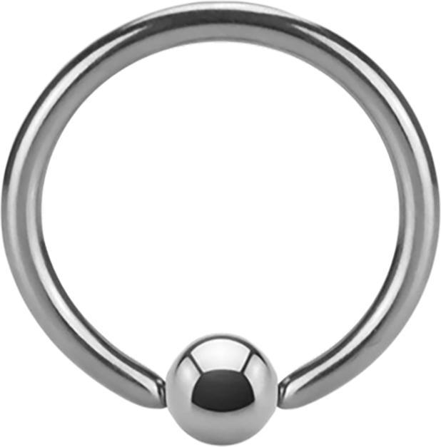 Actual product image Star Piercing Ball Closure Ring High Polished (without brass, Surgical steel 316L)