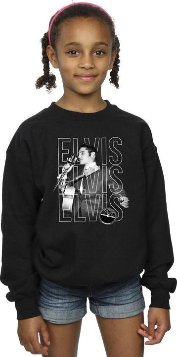 Immagine prodotto Elvis Triple Logo Portrait Felpa Ragazze (128)