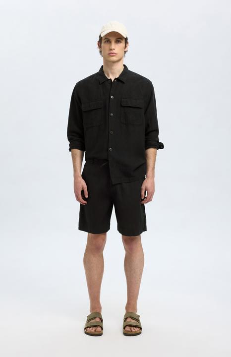 Image du produit Selected Homme Loose Fit Shorts aus Leinengemisch (S)