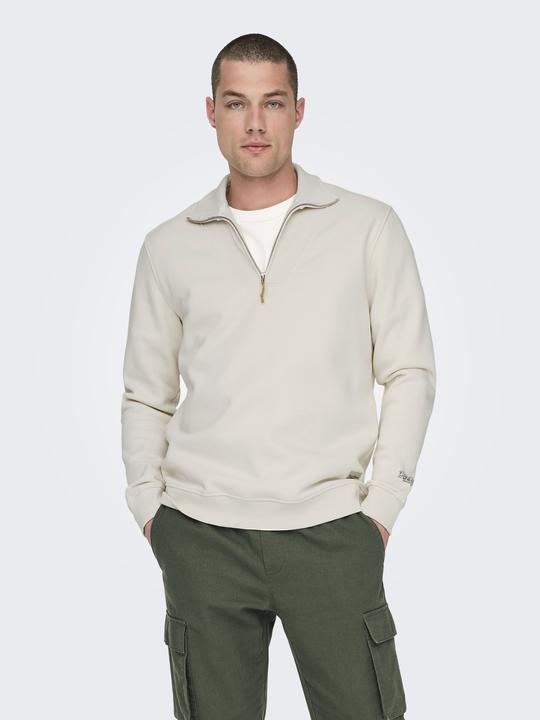 Actual product image Only & Sons Regular fit High neck sweatshirt Sweatshirt (L)