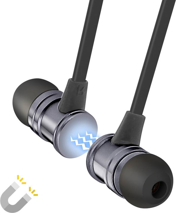 Image du produit Avizar Ecouteurs intra-auriculaires Bluetooth magnétiques (6 h, Sans fil)