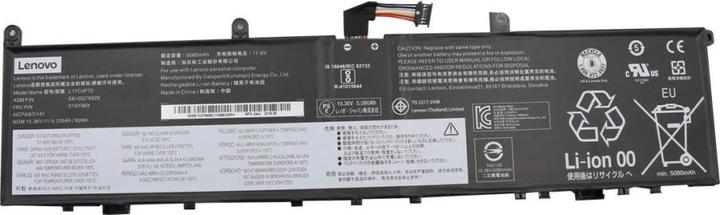Immagine prodotto Lenovo Batteria 4 celle 80Wh interna (4 Celle, 5235 mAh)