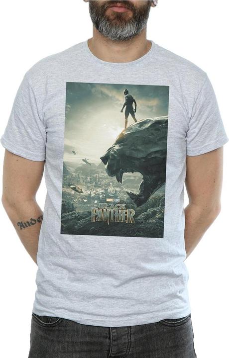 Immagine prodotto Maglietta Black Panther Poster Uomo (XXL)