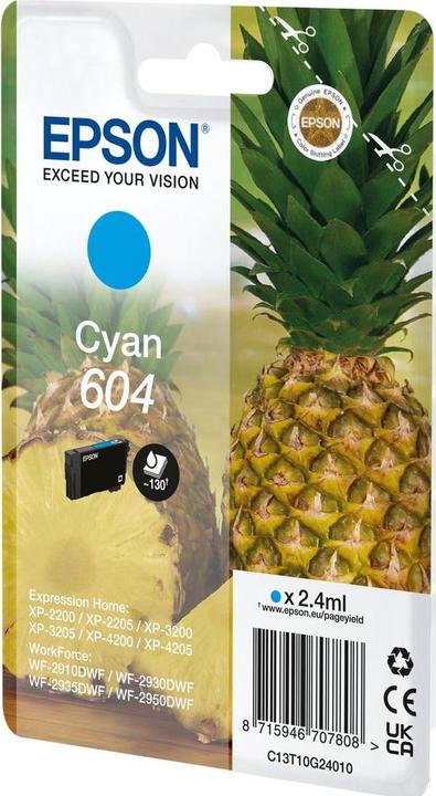 Actual product image Epson 604 (C)