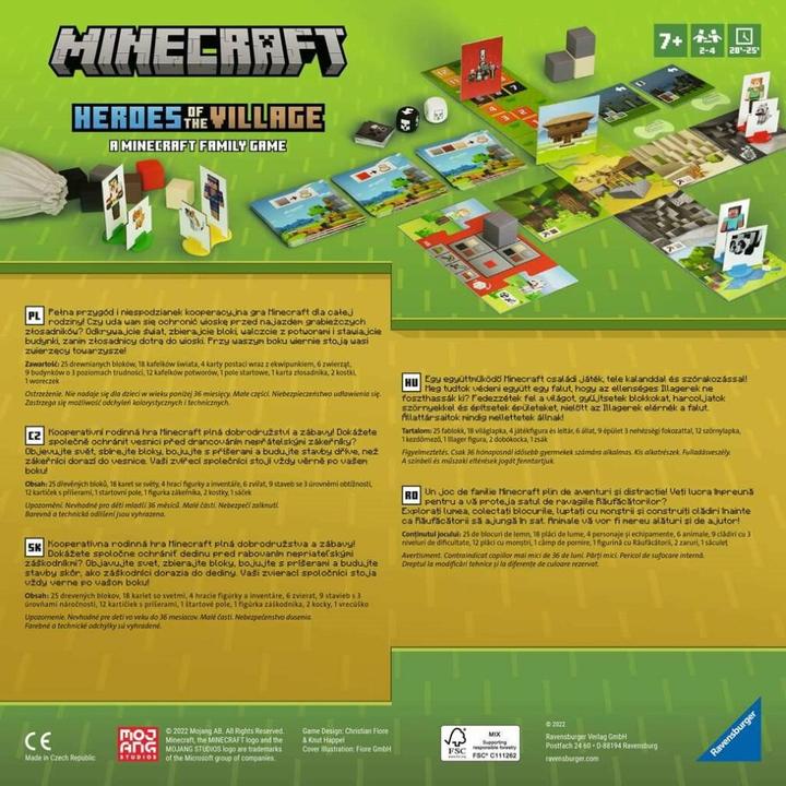 Produktbild Ravensburger Gra Minecraft dla dzieci Uratuj wioskę (Deutsch)