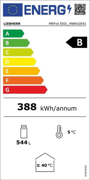 Energie-Label Liebherr MRFVD 5501 (432 l)