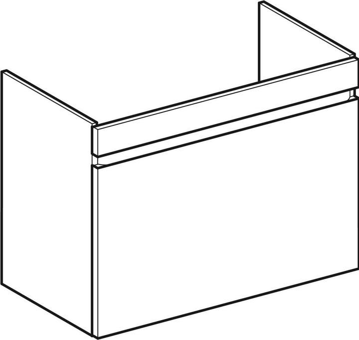 Image du produit Geberit Renova Plan, armoire basse pour lavabo, avec 1 tiroir, 83,2x60,6x44,6cm, 501910 (83 x 44.5 x 60.5 cm)