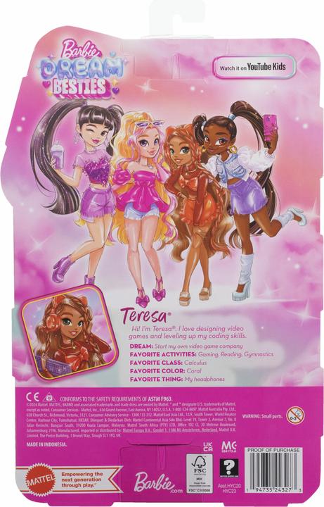 Actual product image Barbie Dream Besties Teresa