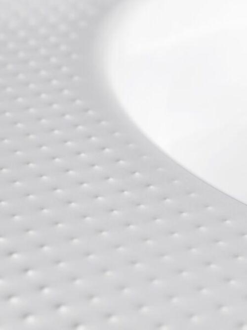 Produktbild Laufen Einbauwaschtisch VAL v ob mit Überlauf ohne Hahnloch weiss LCC (360 mm, 550 mm)