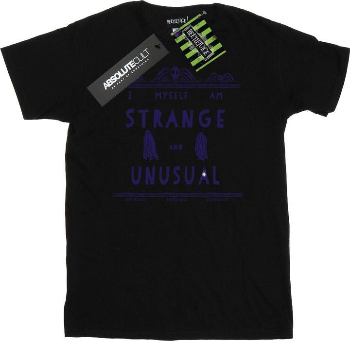 Actual product image Beetlejuice Mens Strange And Unusual T-Shirt (S)
