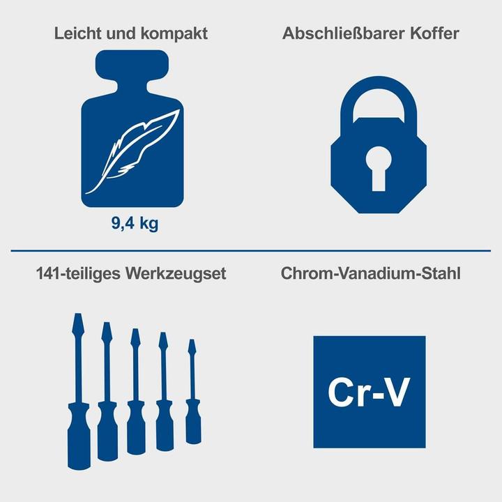 Produktbild Scheppach TB200 (141 Teile)