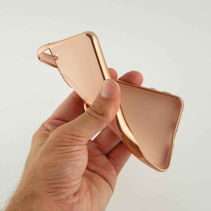 Produktbild PhoneLook Hülle Gummi Bronze mit Ring (Samsung Galaxy S21 5G)